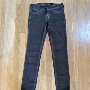 AG skinny dark gray jeans